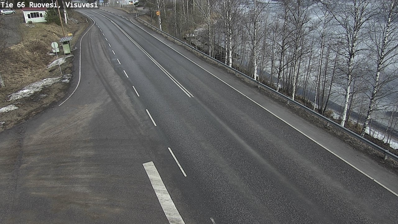Weather Camera Image Väg 66 Ruovesi, Visuvesi, Ruovesi, Pirkanmaa