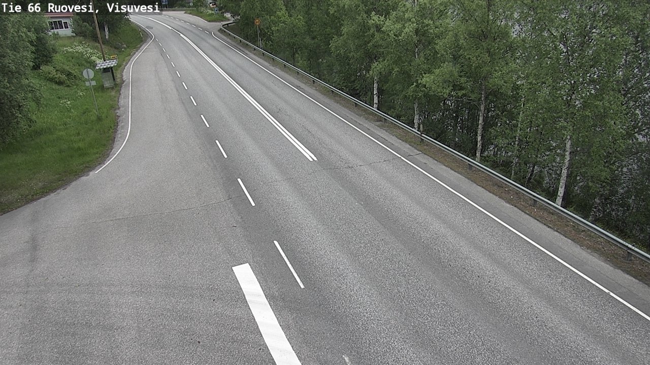 Weather Camera Image Väg 66 Ruovesi, Visuvesi, Ruovesi, Pirkanmaa