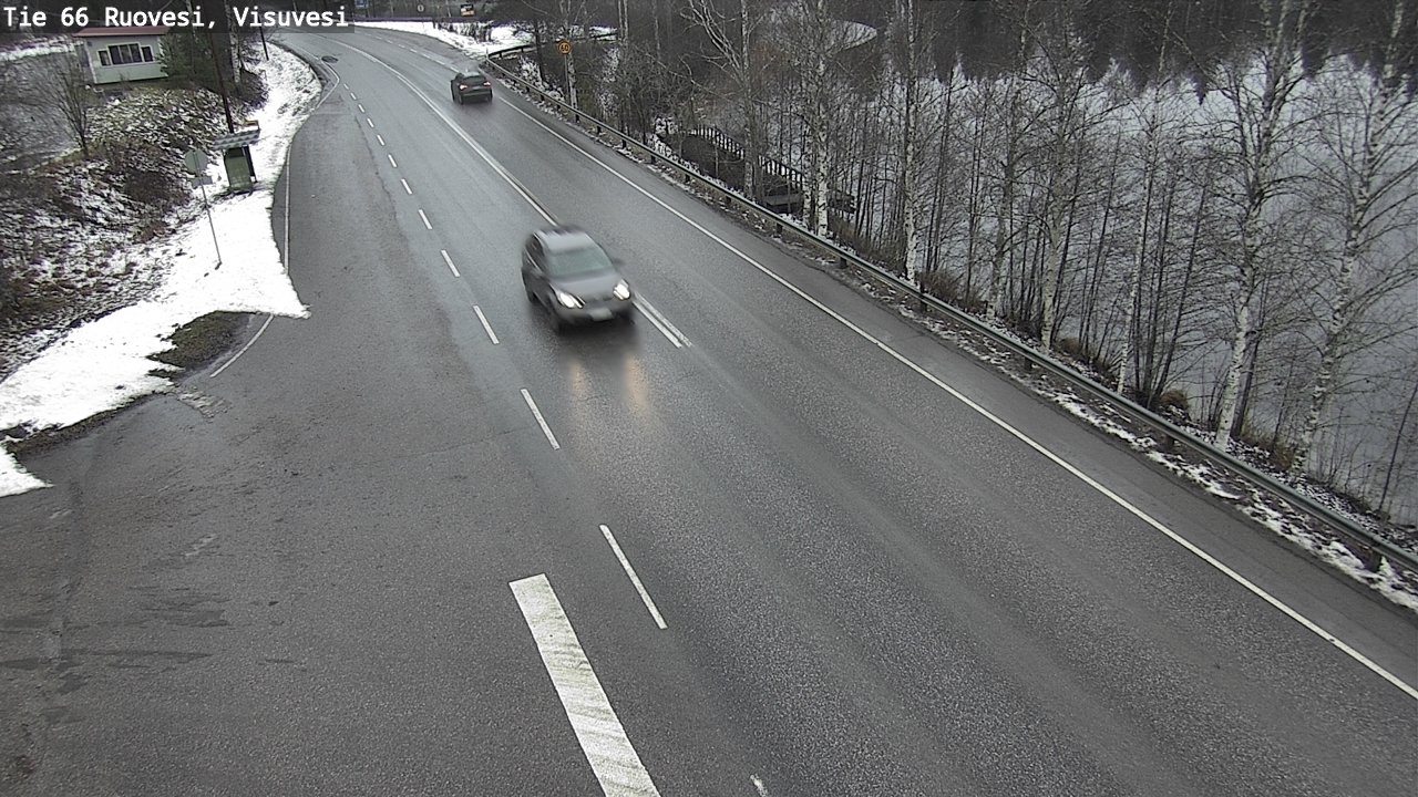 Weather Camera Image Väg 66 Ruovesi, Visuvesi, Ruovesi, Pirkanmaa