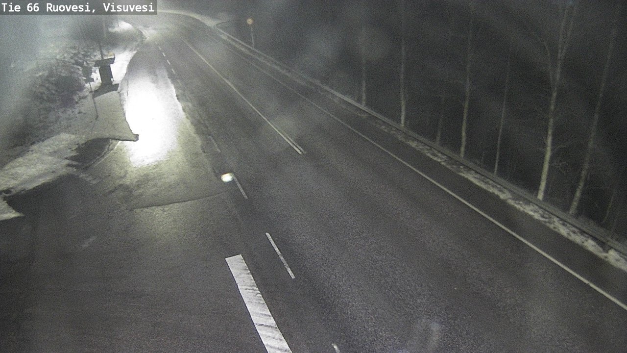 Weather Camera Image Väg 66 Ruovesi, Visuvesi, Ruovesi, Pirkanmaa