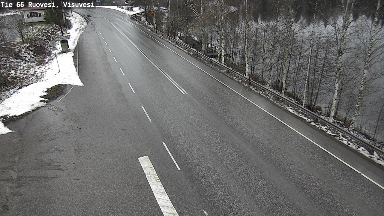 Weather Camera Image Väg 66 Ruovesi, Visuvesi, Ruovesi, Pirkanmaa