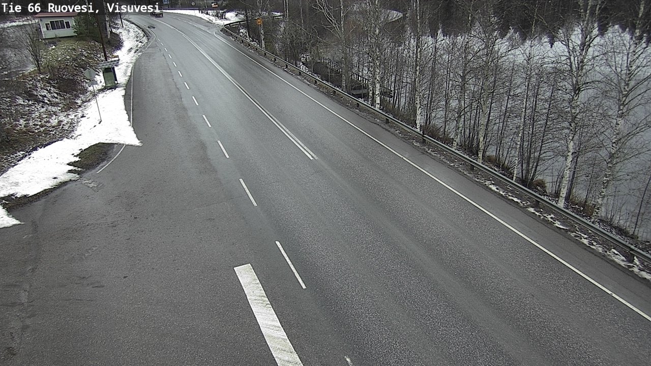 Weather Camera Image Väg 66 Ruovesi, Visuvesi, Ruovesi, Pirkanmaa