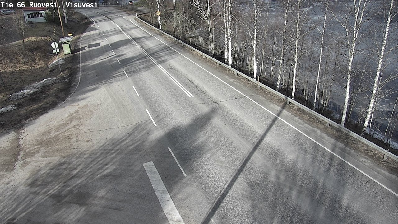 Weather Camera Image Väg 66 Ruovesi, Visuvesi, Ruovesi, Pirkanmaa