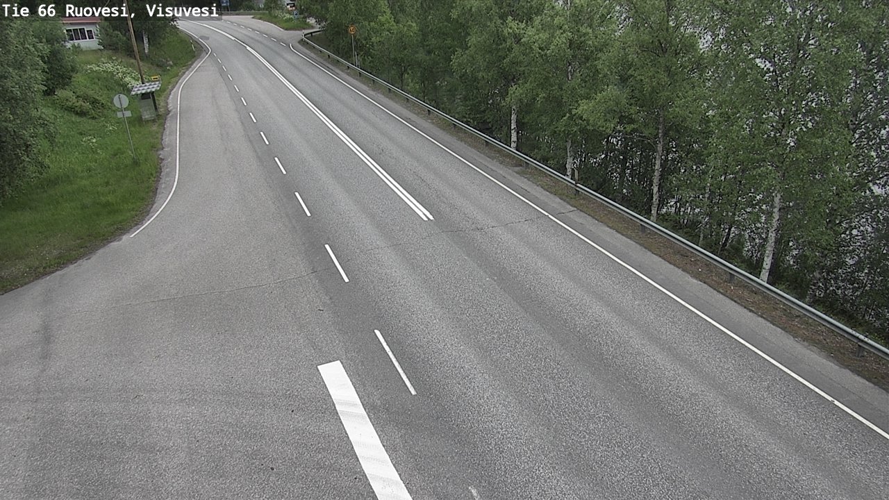 Weather Camera Image Väg 66 Ruovesi, Visuvesi, Ruovesi, Pirkanmaa