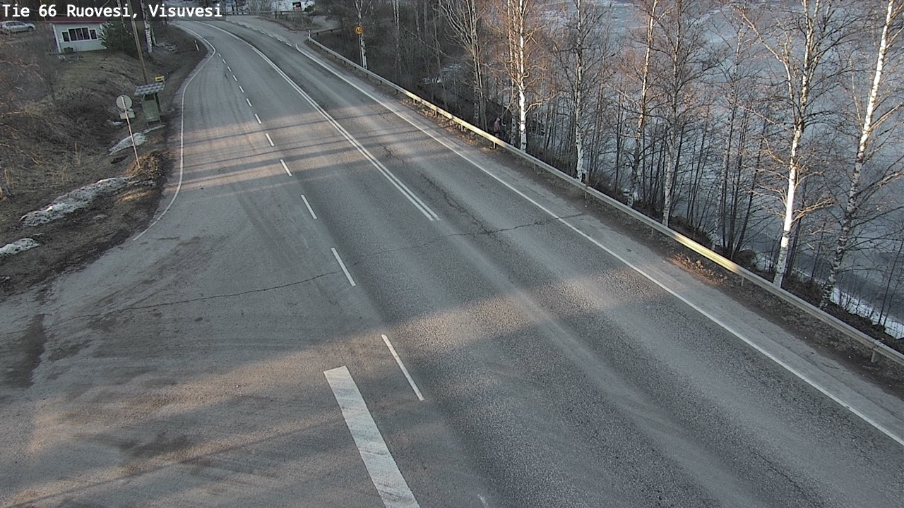 Weather Camera Image Road 66 Ruovesi, Visuvesi, Ruovesi, Pirkanmaa
