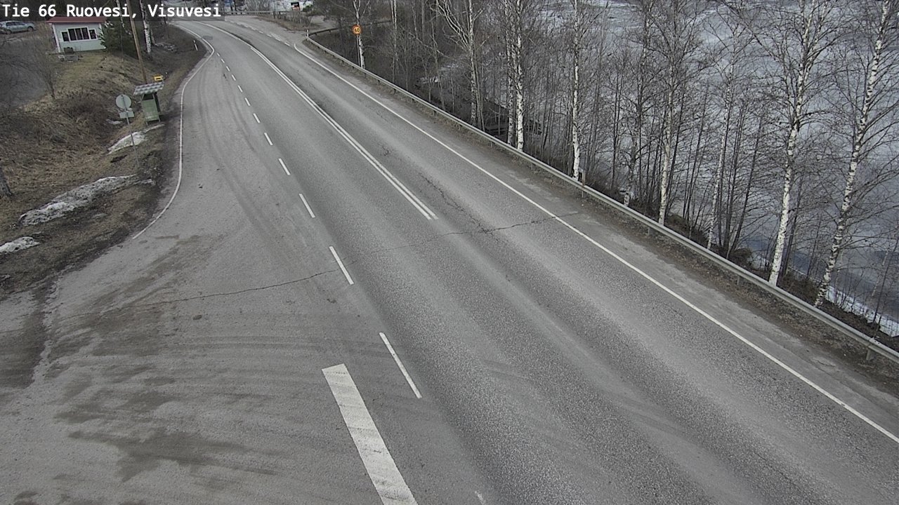 Weather Camera Image Väg 66 Ruovesi, Visuvesi, Ruovesi, Pirkanmaa