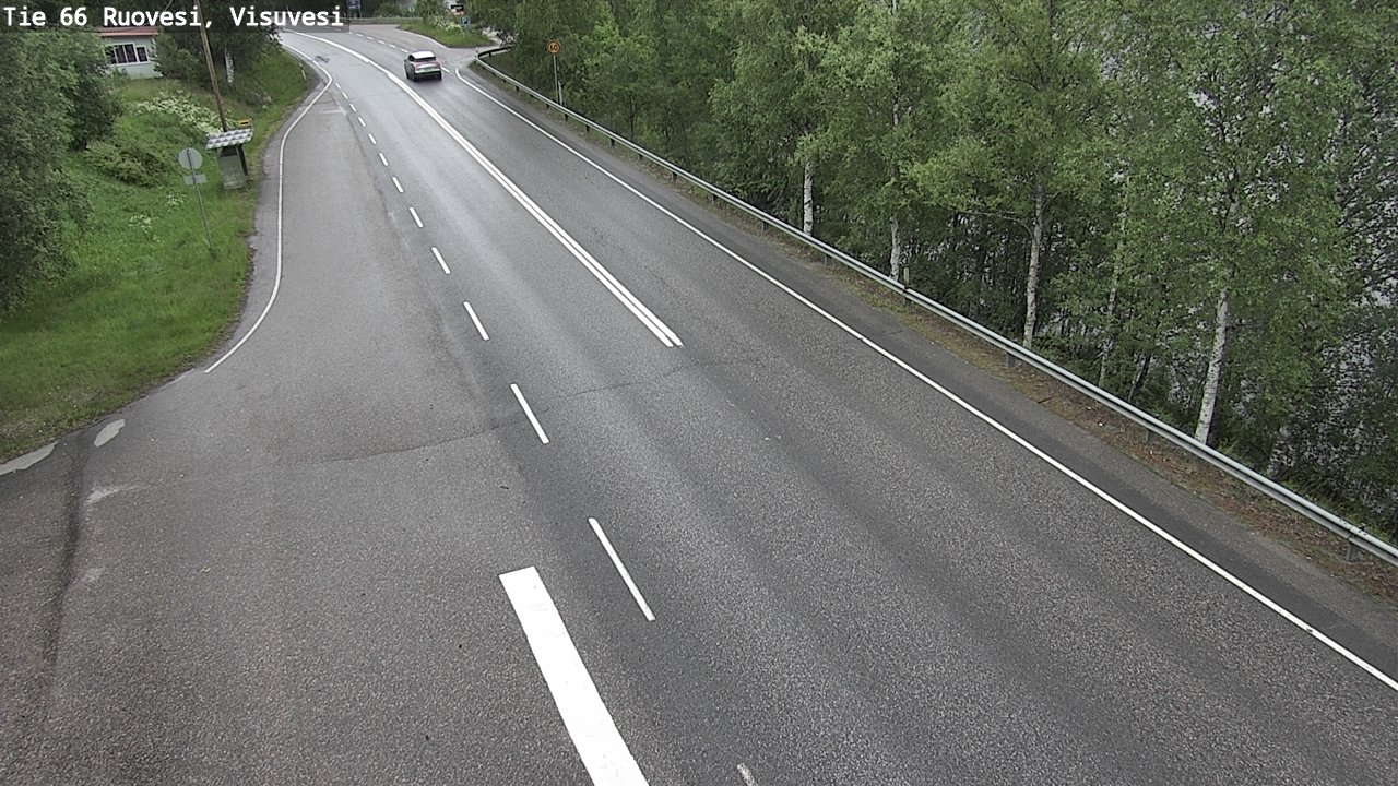 Weather Camera Image Väg 66 Ruovesi, Visuvesi, Ruovesi, Pirkanmaa