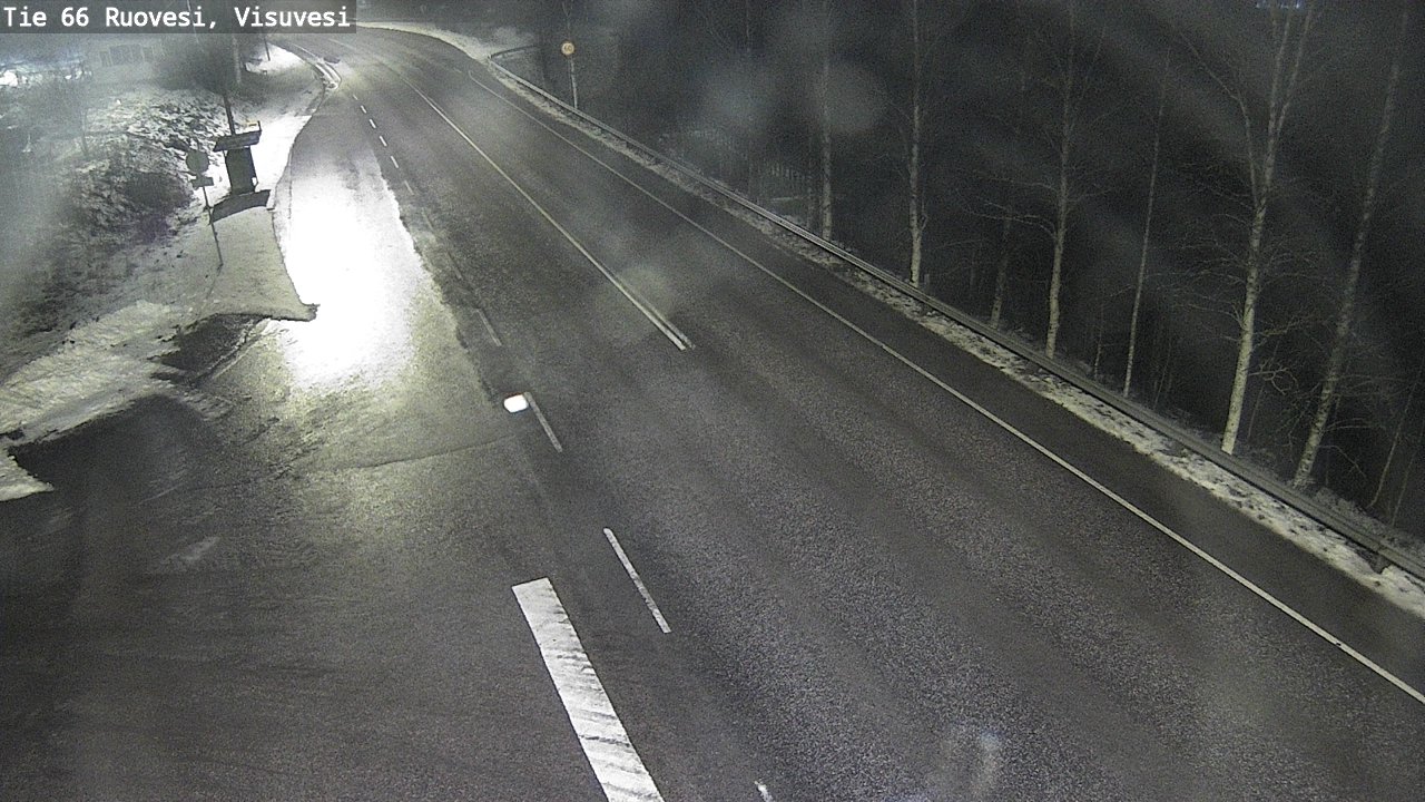 Weather Camera Image Väg 66 Ruovesi, Visuvesi, Ruovesi, Pirkanmaa