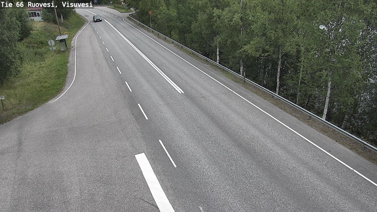 Weather Camera Image Väg 66 Ruovesi, Visuvesi, Ruovesi, Pirkanmaa