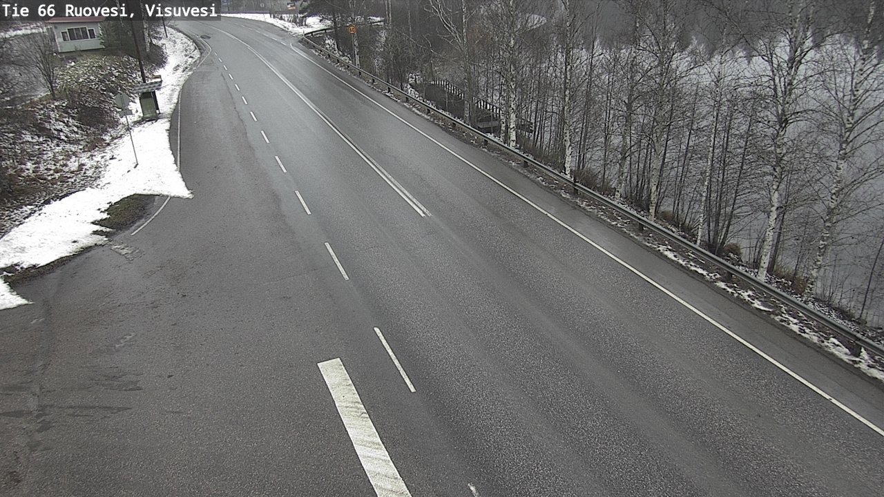 Weather Camera Image Väg 66 Ruovesi, Visuvesi, Ruovesi, Pirkanmaa