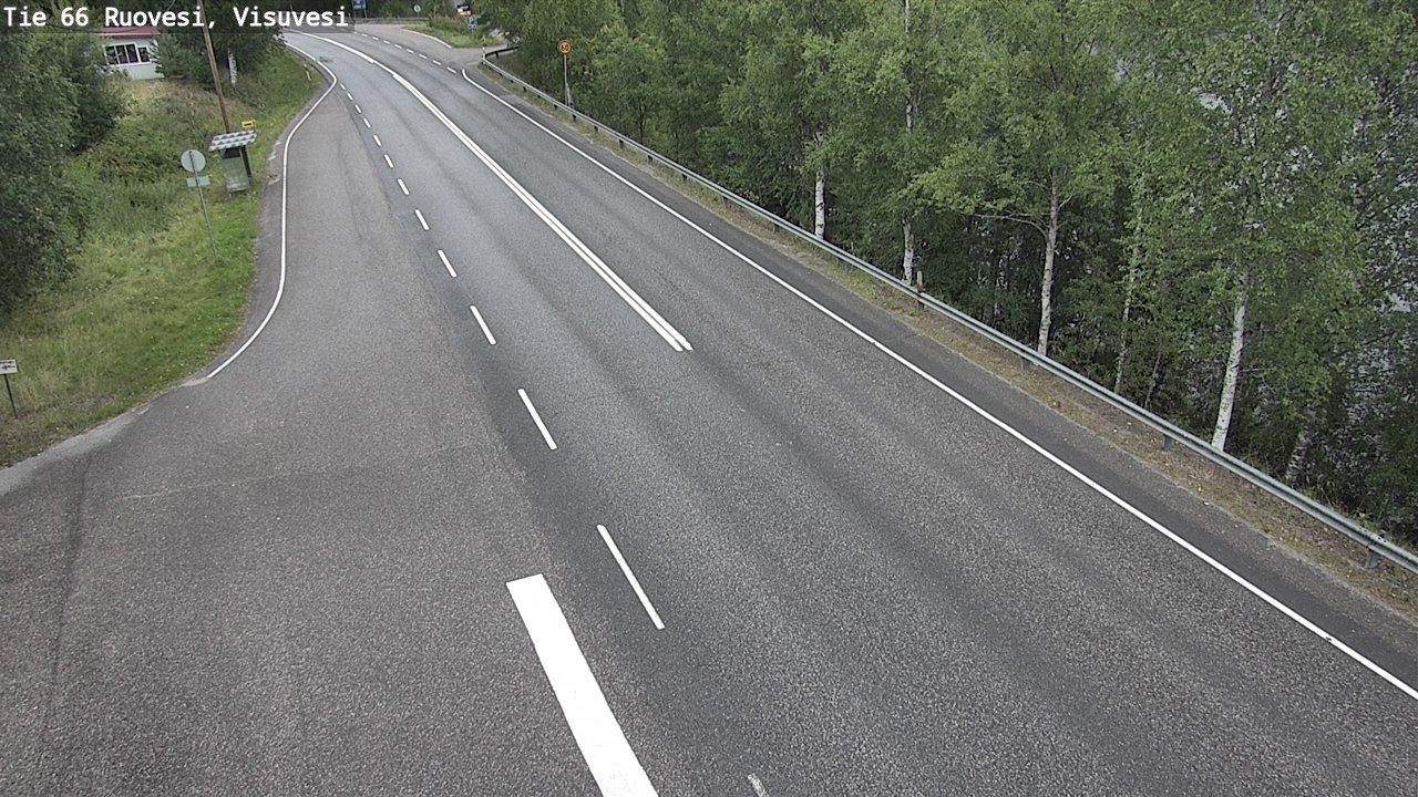 Weather Camera Image Väg 66 Ruovesi, Visuvesi, Ruovesi, Pirkanmaa