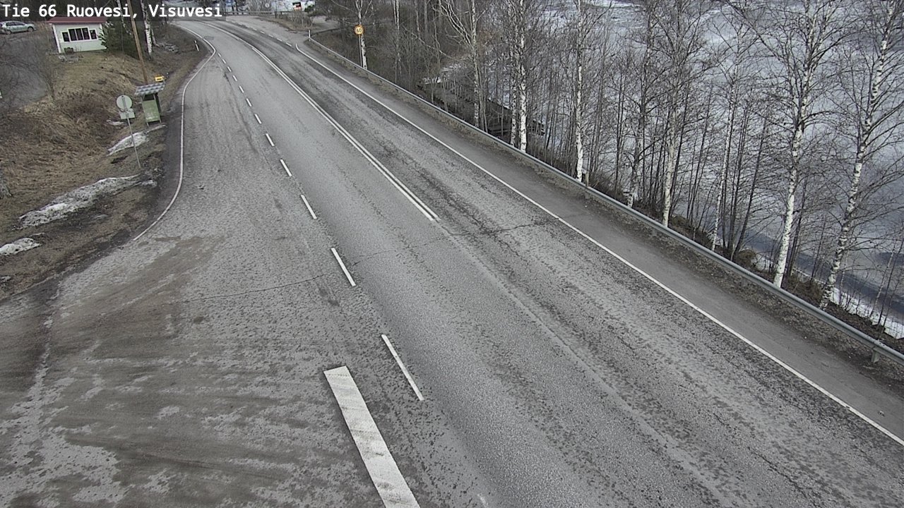 Weather Camera Image Väg 66 Ruovesi, Visuvesi, Ruovesi, Pirkanmaa