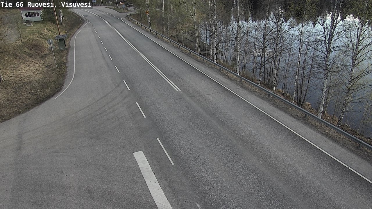 Weather Camera Image Väg 66 Ruovesi, Visuvesi, Ruovesi, Pirkanmaa