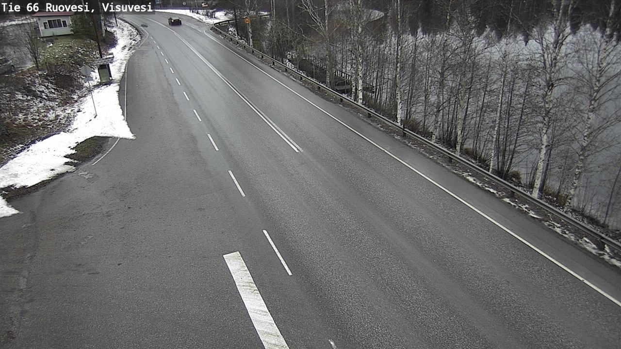 Weather Camera Image Väg 66 Ruovesi, Visuvesi, Ruovesi, Pirkanmaa
