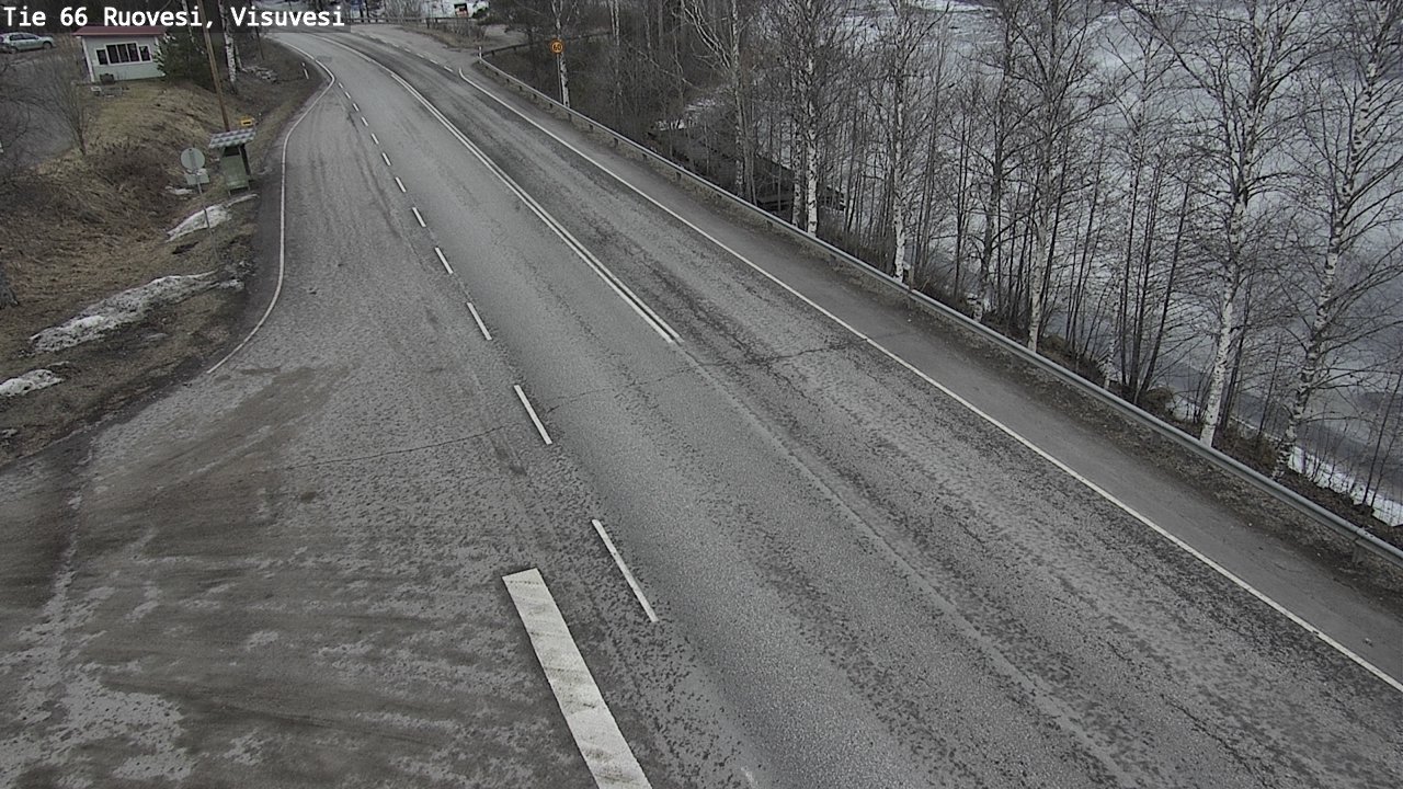 Weather Camera Image Väg 66 Ruovesi, Visuvesi, Ruovesi, Pirkanmaa