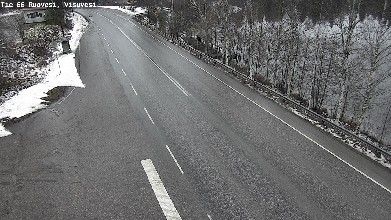 Weather Camera Image Väg 66 Ruovesi, Visuvesi, Ruovesi, Pirkanmaa