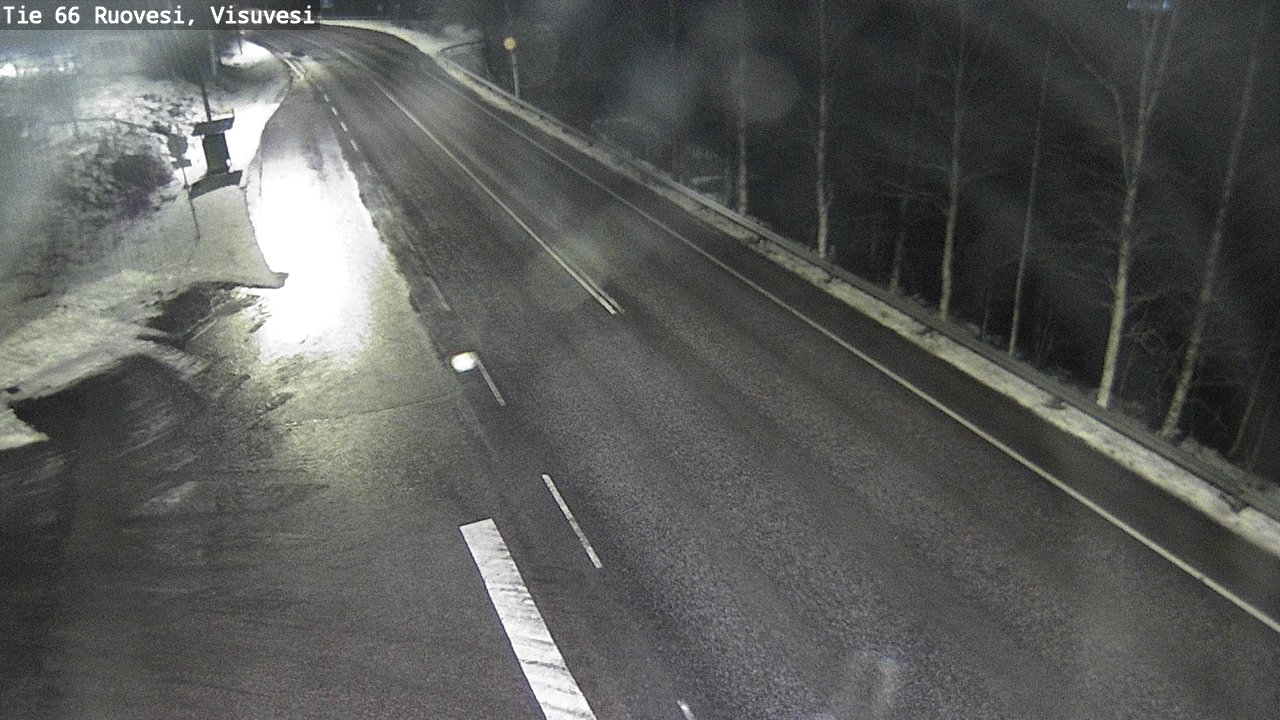 Weather Camera Image Väg 66 Ruovesi, Visuvesi, Ruovesi, Pirkanmaa