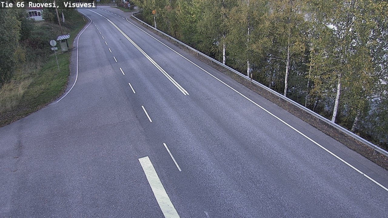 Weather Camera Image Road 66 Ruovesi, Visuvesi, Ruovesi, Pirkanmaa