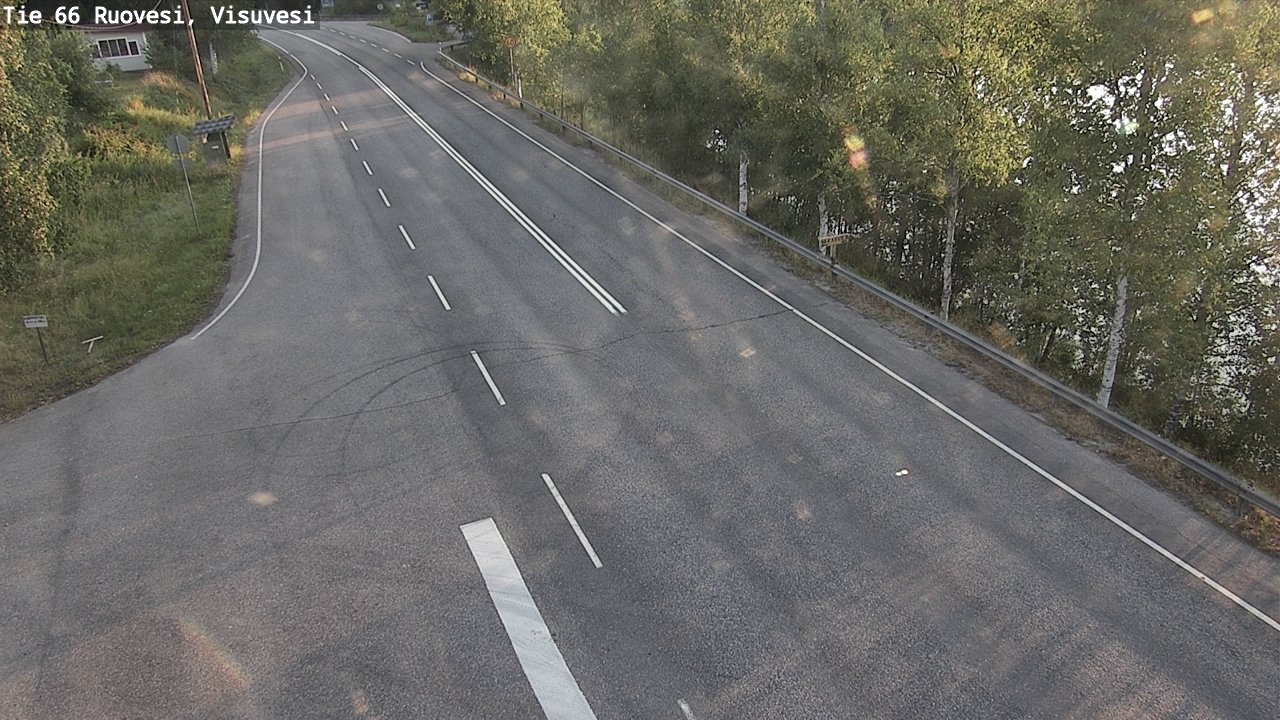 Weather Camera Image Road 66 Ruovesi, Visuvesi, Ruovesi, Pirkanmaa