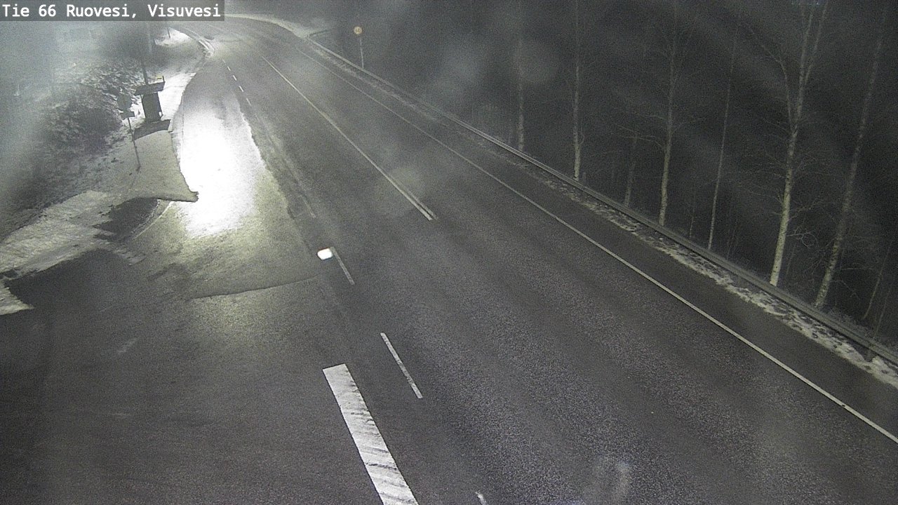 Weather Camera Image Väg 66 Ruovesi, Visuvesi, Ruovesi, Pirkanmaa