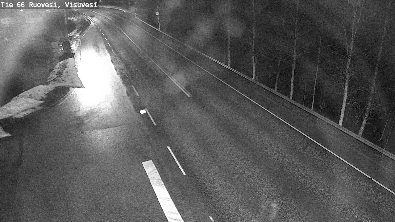 Weather Camera Image Väg 66 Ruovesi, Visuvesi, Ruovesi, Pirkanmaa