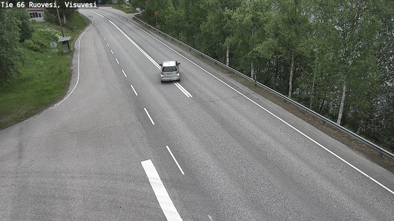 Weather Camera Image Väg 66 Ruovesi, Visuvesi, Ruovesi, Pirkanmaa