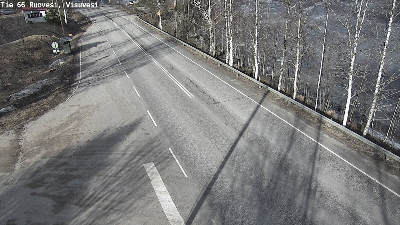Weather Camera Image Väg 66 Ruovesi, Visuvesi, Ruovesi, Pirkanmaa