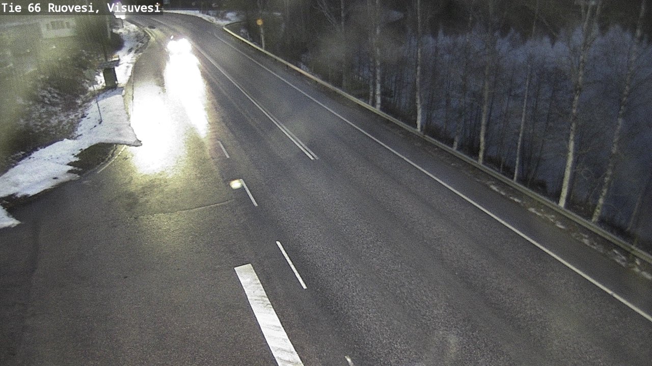 Weather Camera Image Väg 66 Ruovesi, Visuvesi, Ruovesi, Pirkanmaa