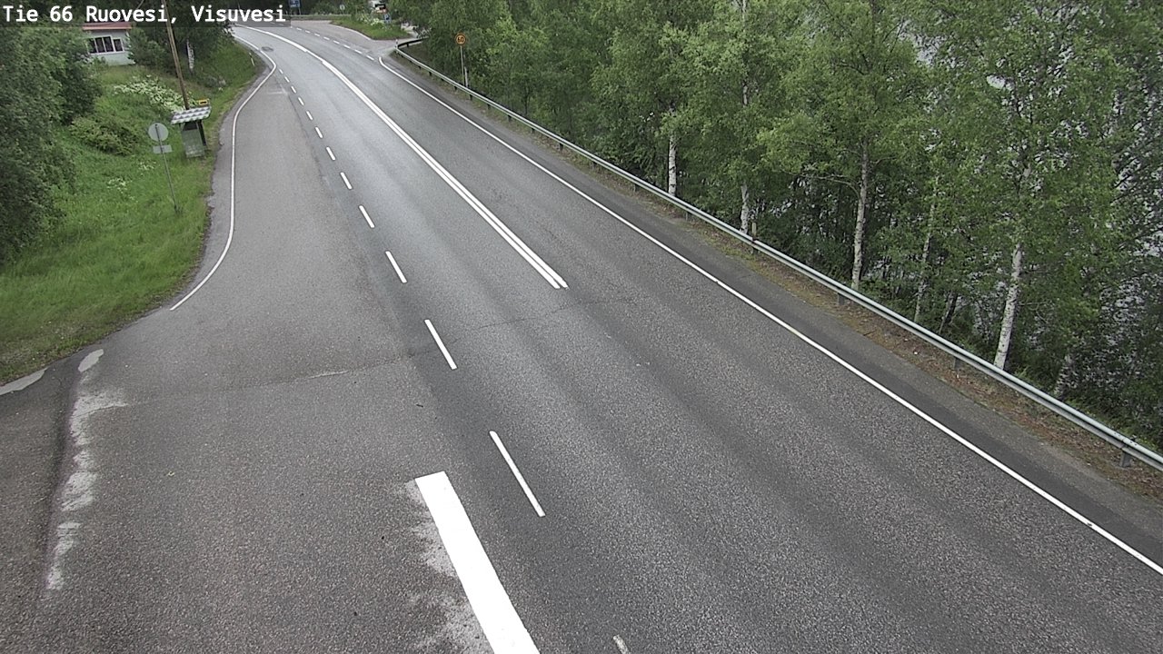 Weather Camera Image Väg 66 Ruovesi, Visuvesi, Ruovesi, Pirkanmaa