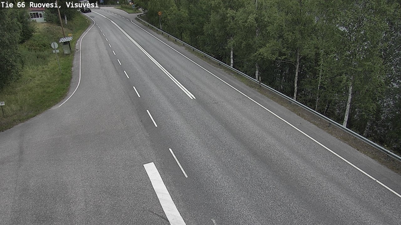 Weather Camera Image Väg 66 Ruovesi, Visuvesi, Ruovesi, Pirkanmaa