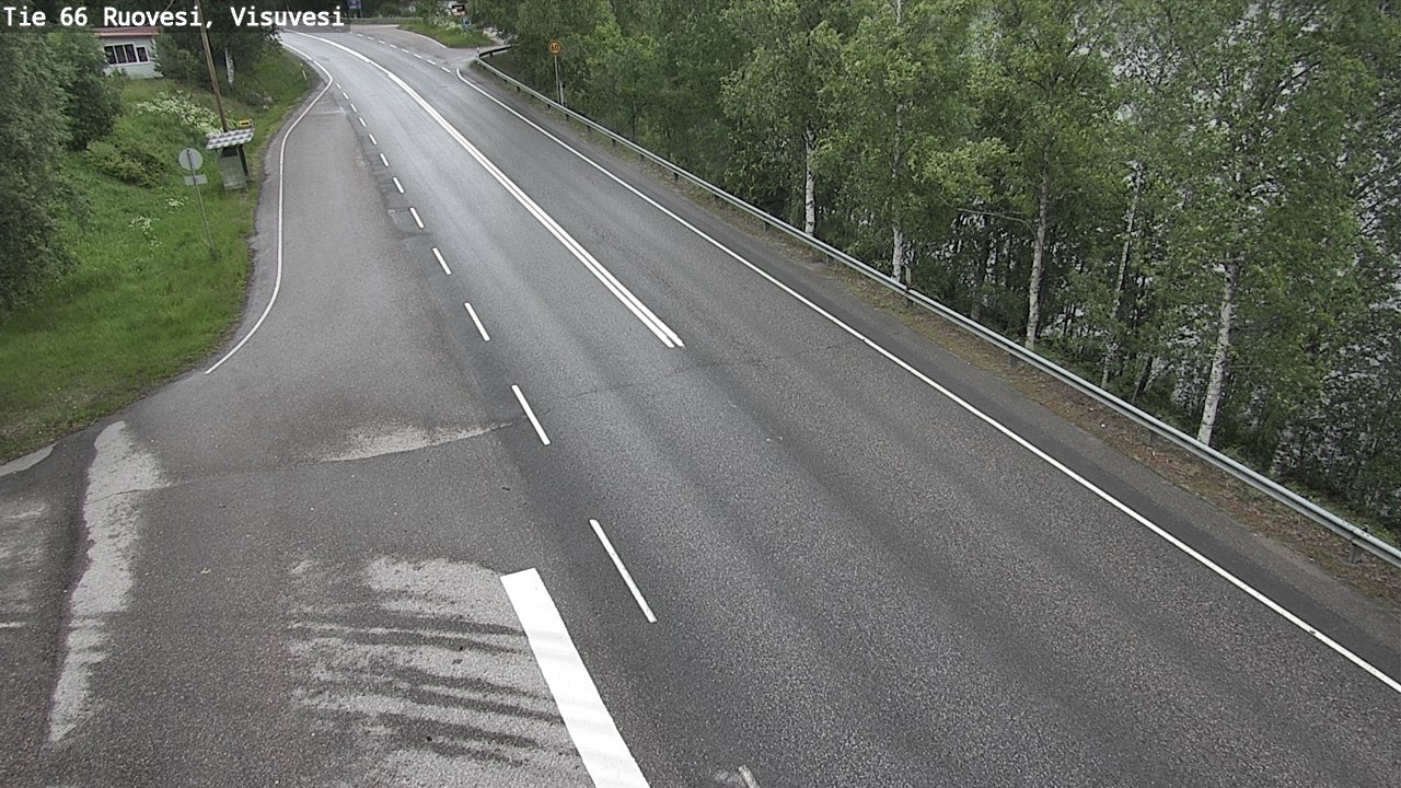 Weather Camera Image Väg 66 Ruovesi, Visuvesi, Ruovesi, Pirkanmaa
