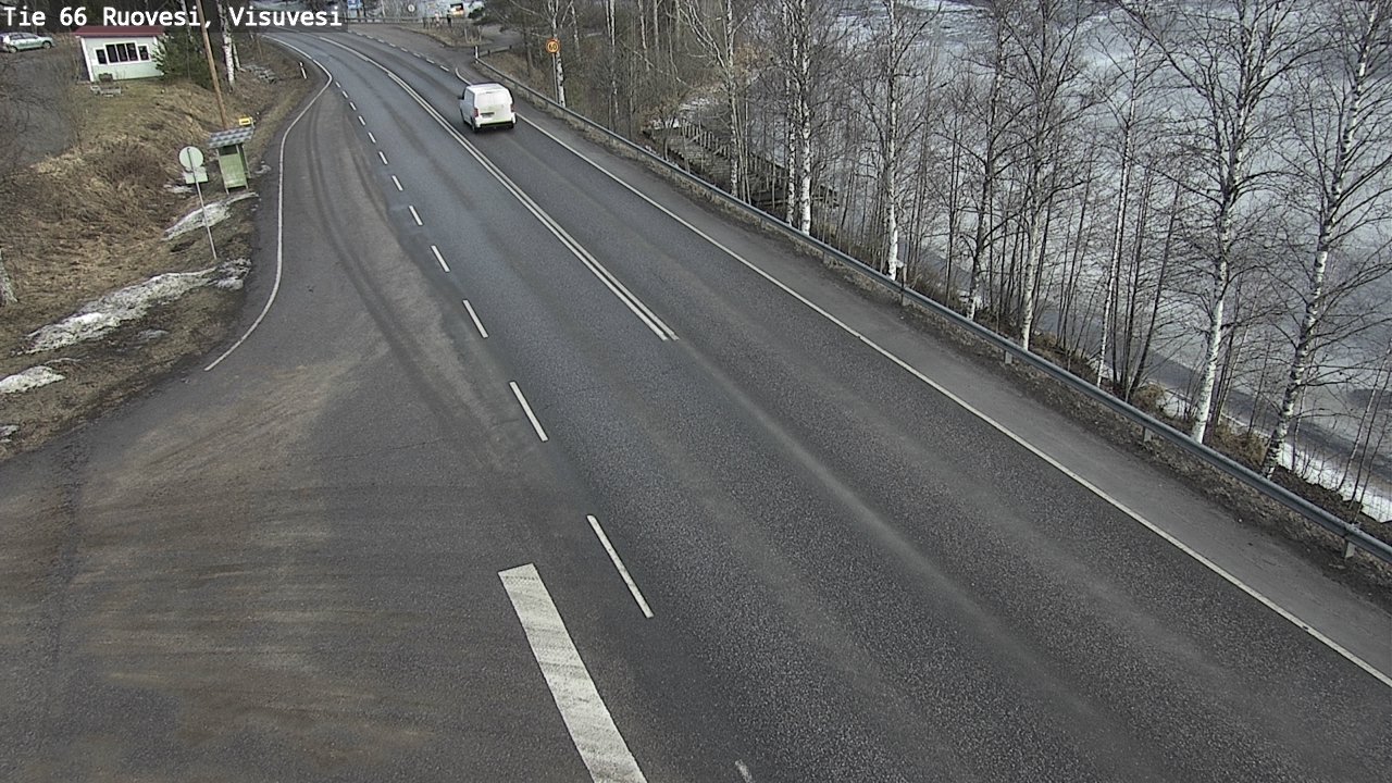 Weather Camera Image Väg 66 Ruovesi, Visuvesi, Ruovesi, Pirkanmaa