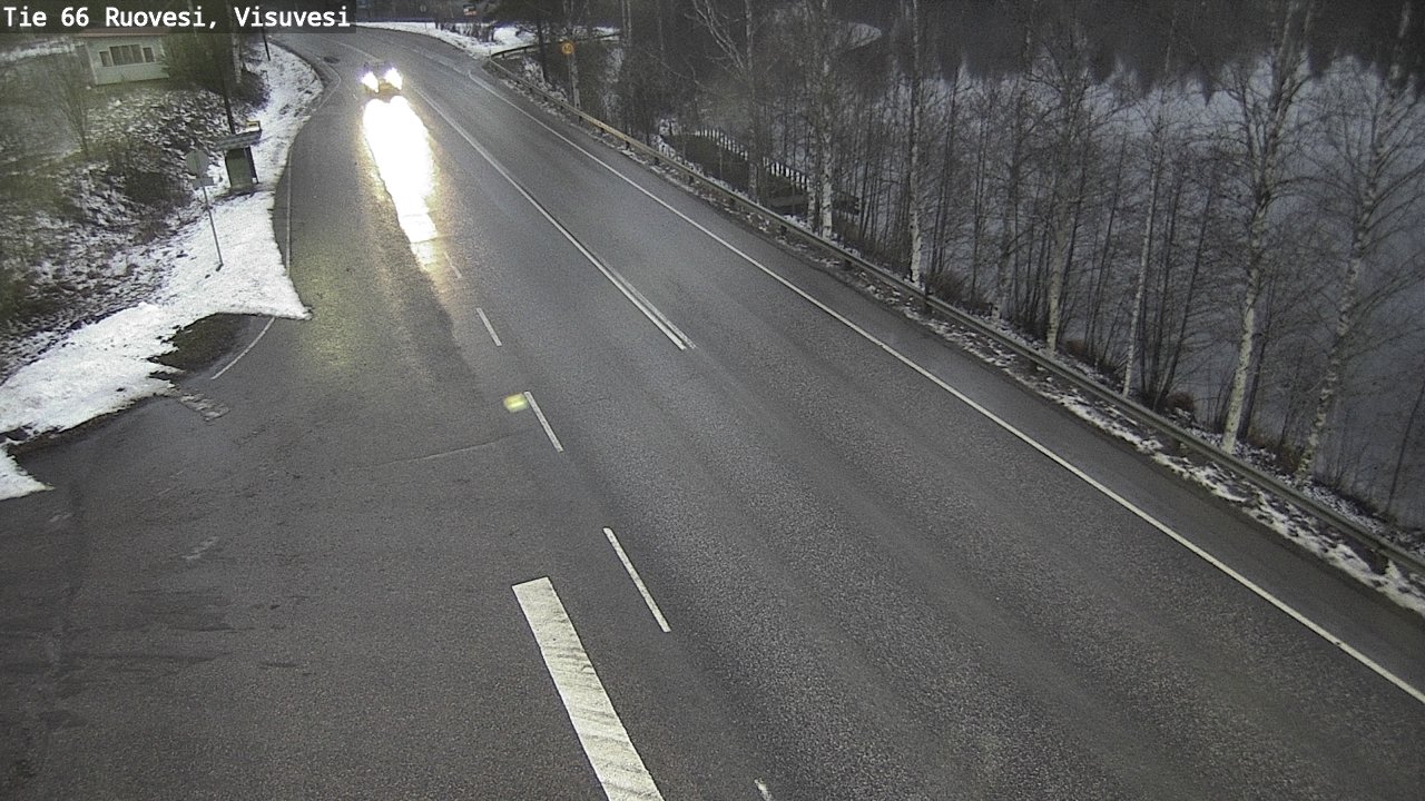 Weather Camera Image Väg 66 Ruovesi, Visuvesi, Ruovesi, Pirkanmaa