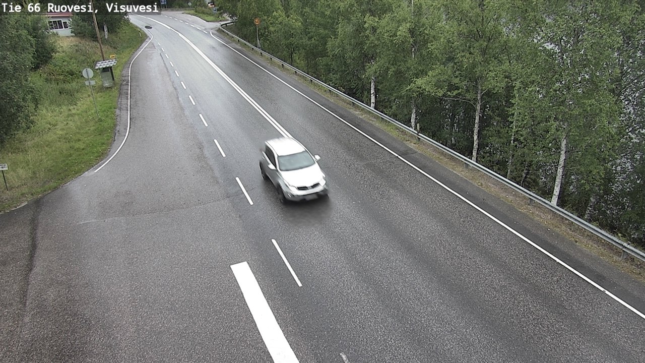 Weather Camera Image Väg 66 Ruovesi, Visuvesi, Ruovesi, Pirkanmaa