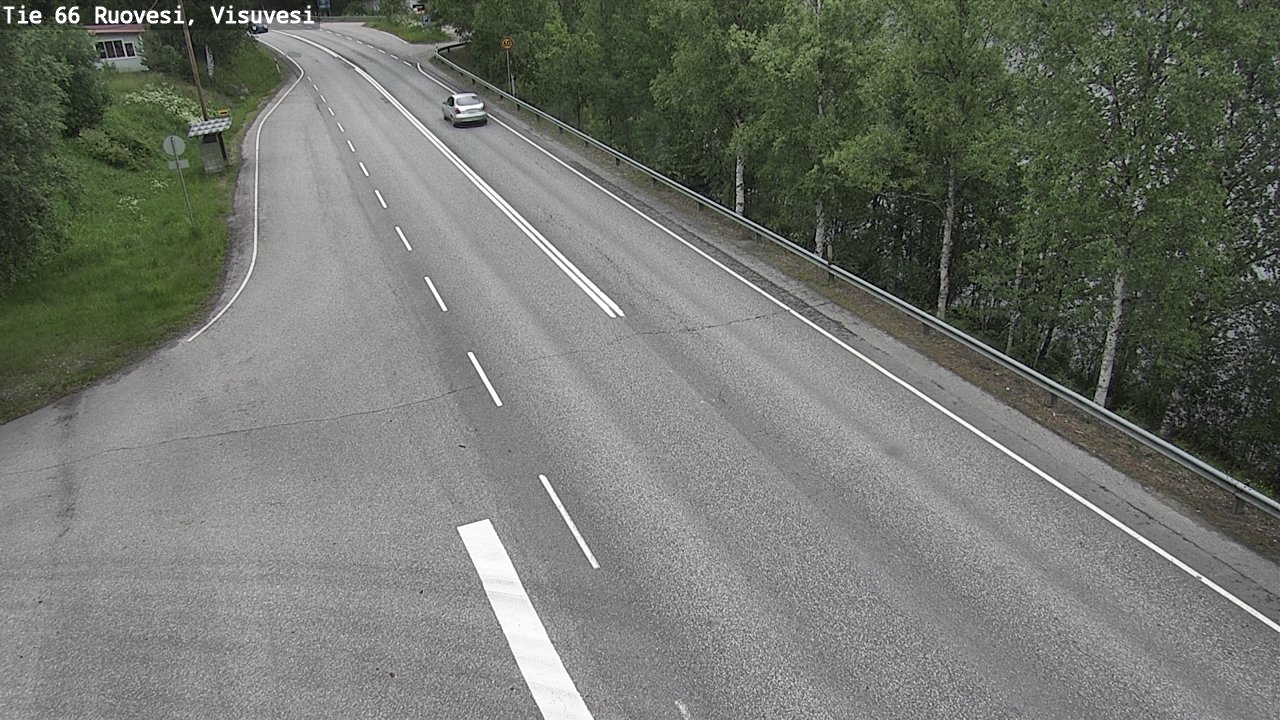 Weather Camera Image Väg 66 Ruovesi, Visuvesi, Ruovesi, Pirkanmaa