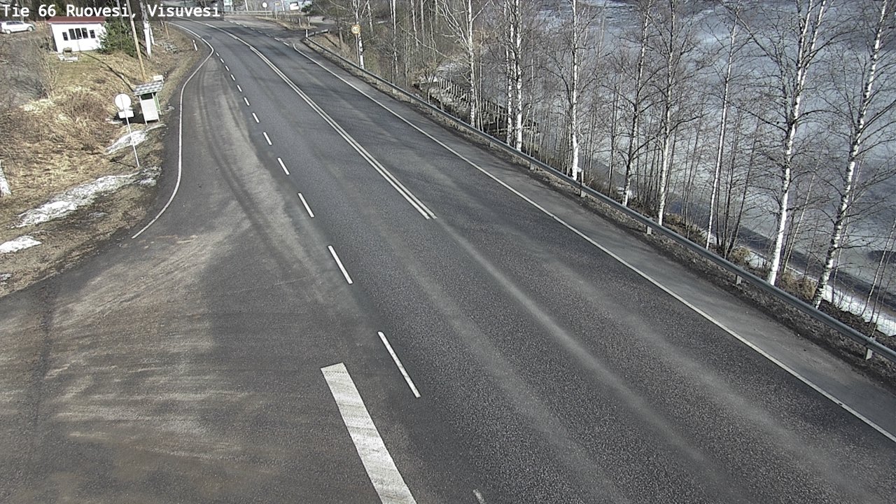 Weather Camera Image Väg 66 Ruovesi, Visuvesi, Ruovesi, Pirkanmaa