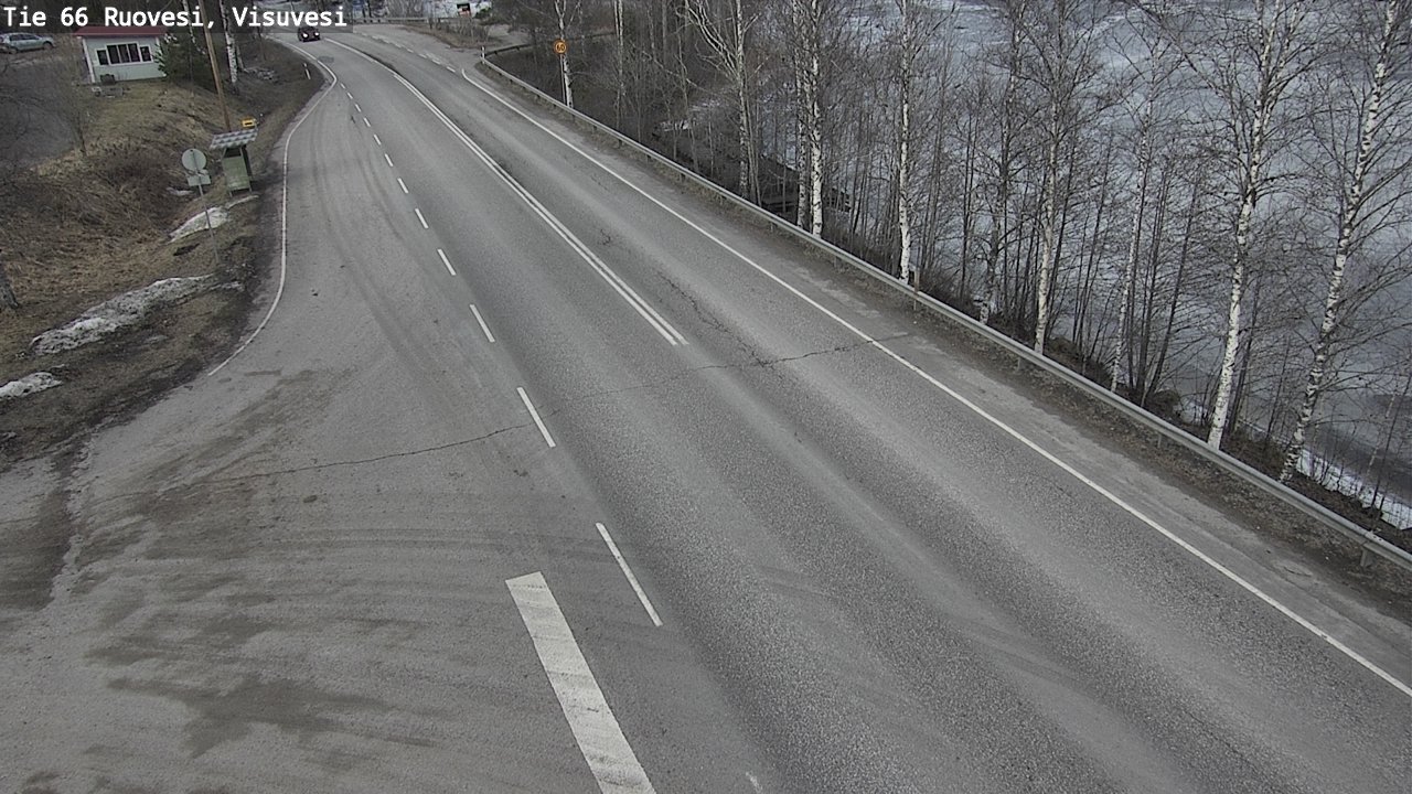 Weather Camera Image Väg 66 Ruovesi, Visuvesi, Ruovesi, Pirkanmaa