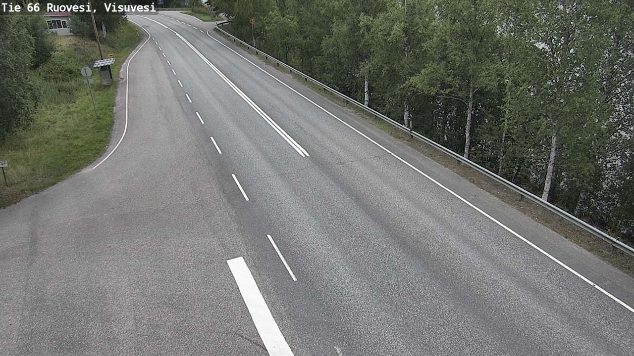 Weather Camera Image Väg 66 Ruovesi, Visuvesi, Ruovesi, Pirkanmaa