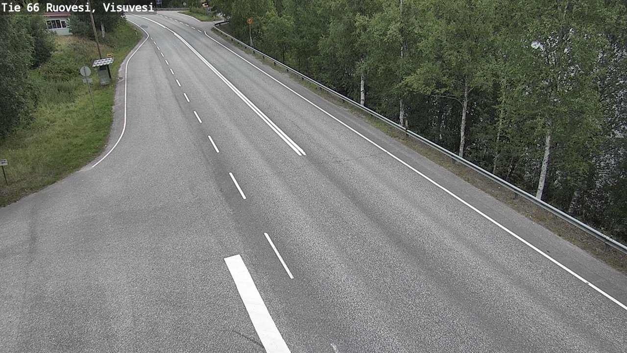 Weather Camera Image Väg 66 Ruovesi, Visuvesi, Ruovesi, Pirkanmaa
