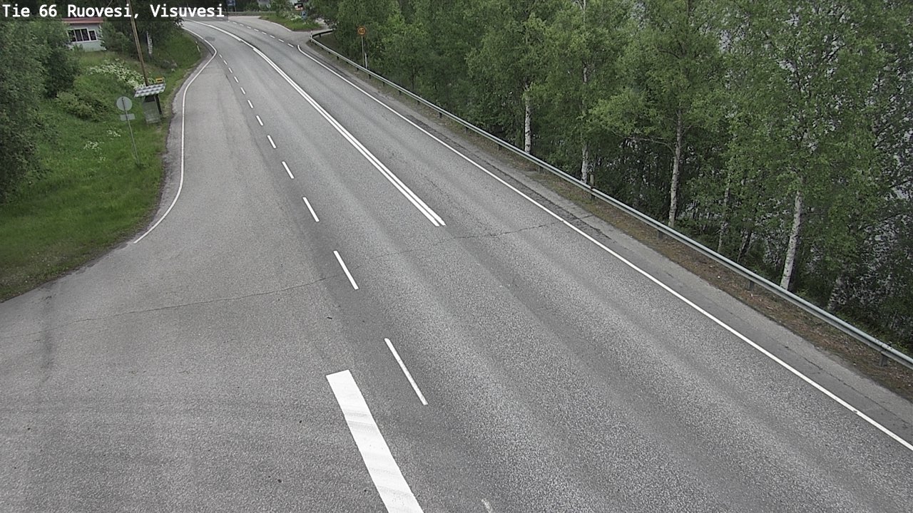 Weather Camera Image Väg 66 Ruovesi, Visuvesi, Ruovesi, Pirkanmaa