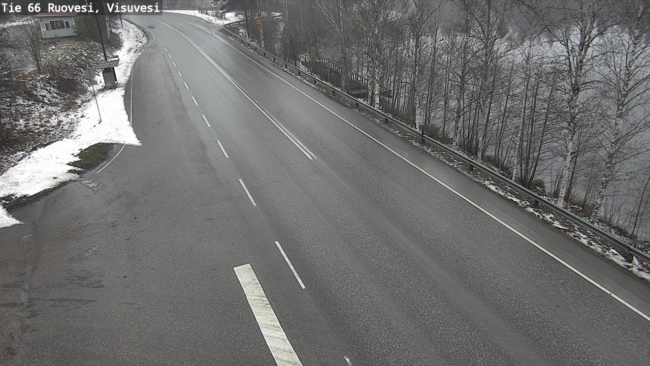 Weather Camera Image Väg 66 Ruovesi, Visuvesi, Ruovesi, Pirkanmaa