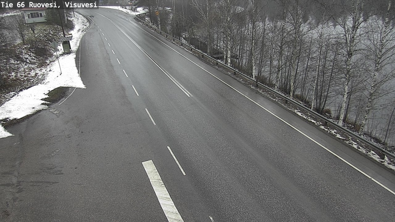 Weather Camera Image Väg 66 Ruovesi, Visuvesi, Ruovesi, Pirkanmaa