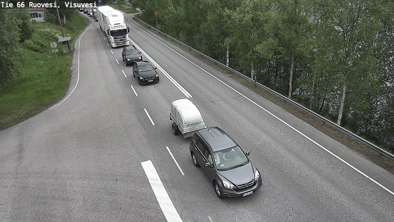 Weather Camera Image Väg 66 Ruovesi, Visuvesi, Ruovesi, Pirkanmaa