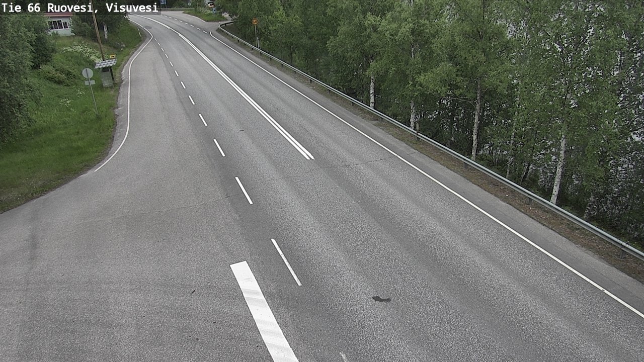 Weather Camera Image Road 66 Ruovesi, Visuvesi, Ruovesi, Pirkanmaa