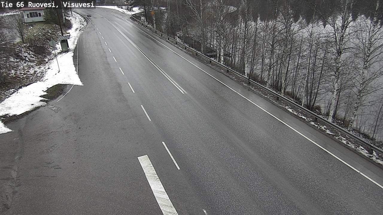 Weather Camera Image Väg 66 Ruovesi, Visuvesi, Ruovesi, Pirkanmaa