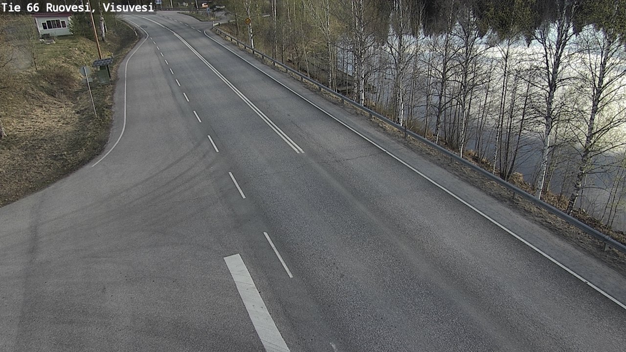 Weather Camera Image Väg 66 Ruovesi, Visuvesi, Ruovesi, Pirkanmaa