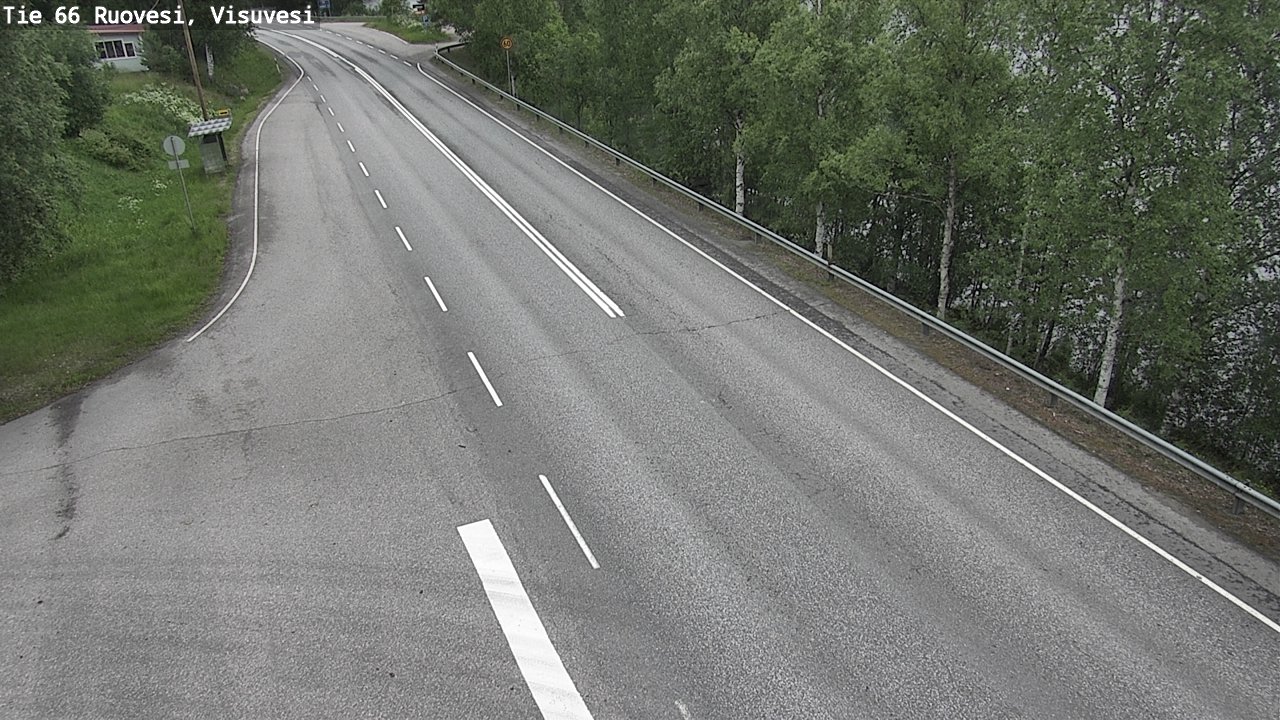 Weather Camera Image Väg 66 Ruovesi, Visuvesi, Ruovesi, Pirkanmaa