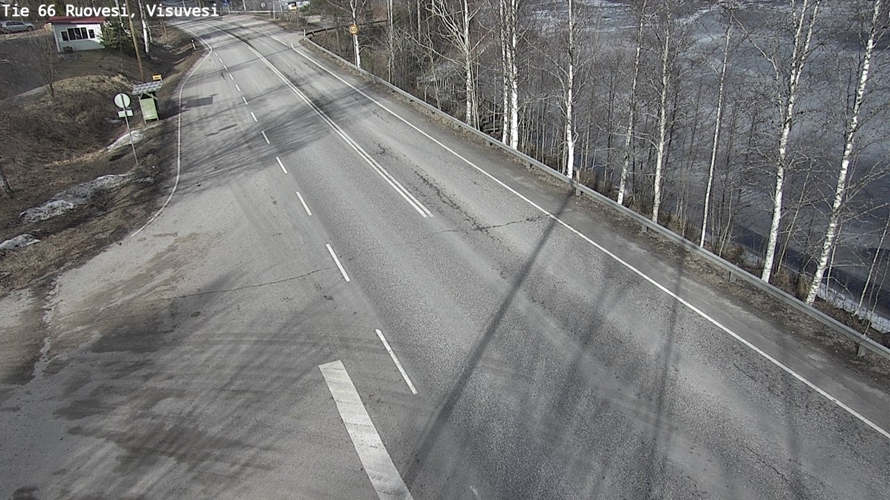 Weather Camera Image Väg 66 Ruovesi, Visuvesi, Ruovesi, Pirkanmaa