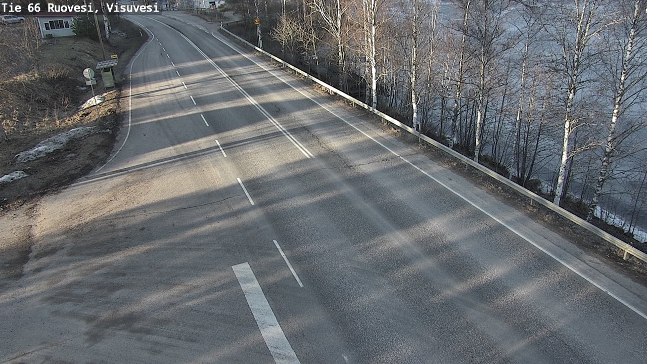 Weather Camera Image Road 66 Ruovesi, Visuvesi, Ruovesi, Pirkanmaa