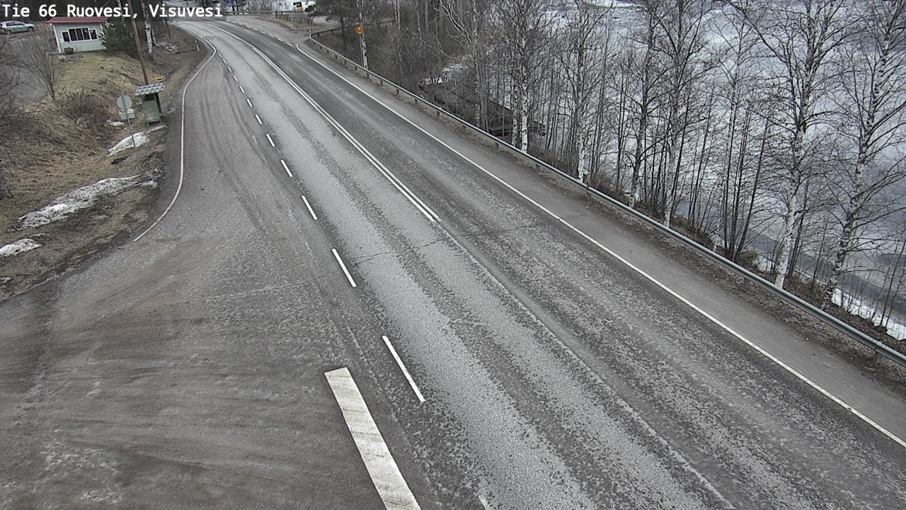 Weather Camera Image Väg 66 Ruovesi, Visuvesi, Ruovesi, Pirkanmaa